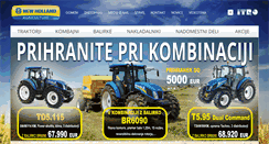 Desktop Screenshot of newholland.si
